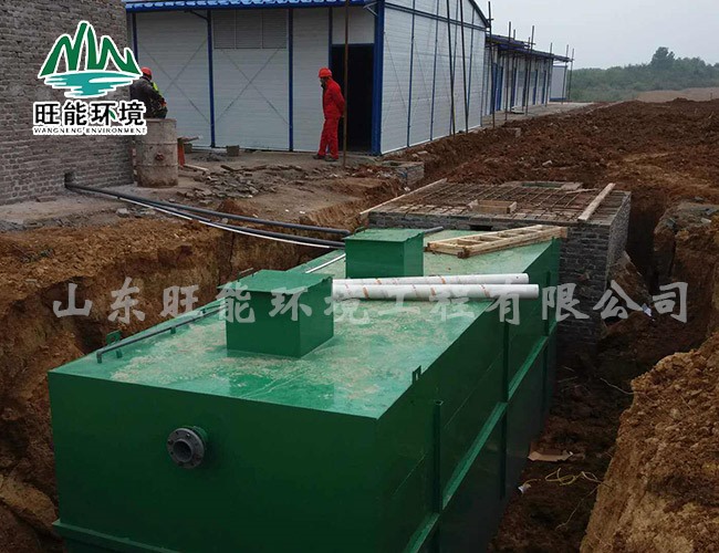 養(yǎng)殖場污水處理設(shè)備安裝現(xiàn)場
